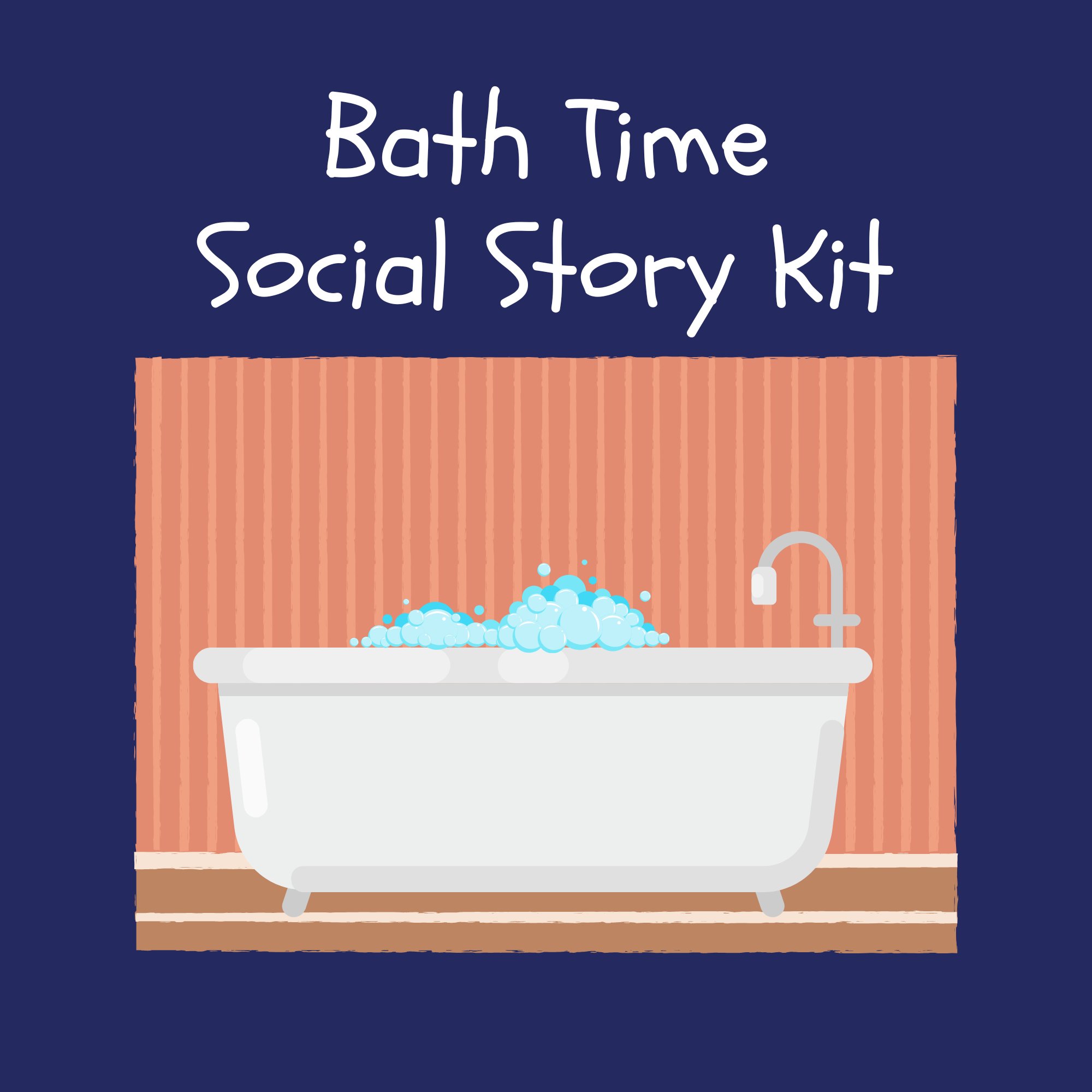 Bath Time Social Story Kit kit cover