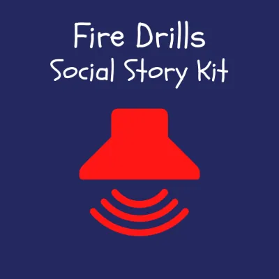 Fire Drills Social Story Kit kit cover