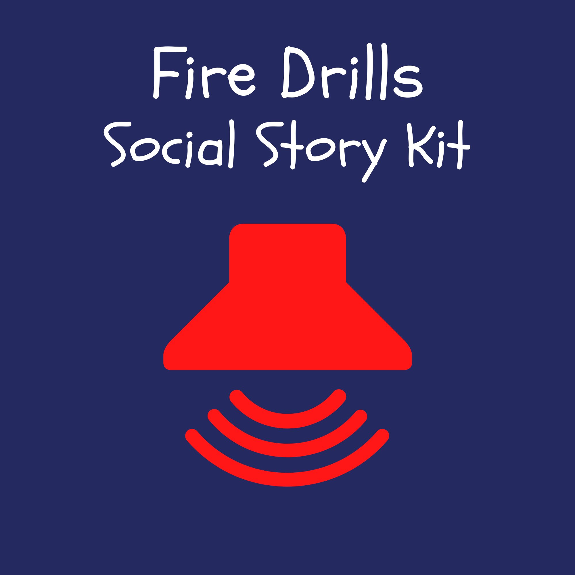 Fire Drills Social Story Kit kit cover