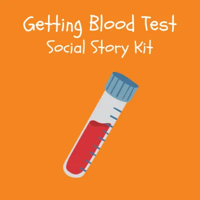 Getting My Blood Tested Social Story Kit kit cover